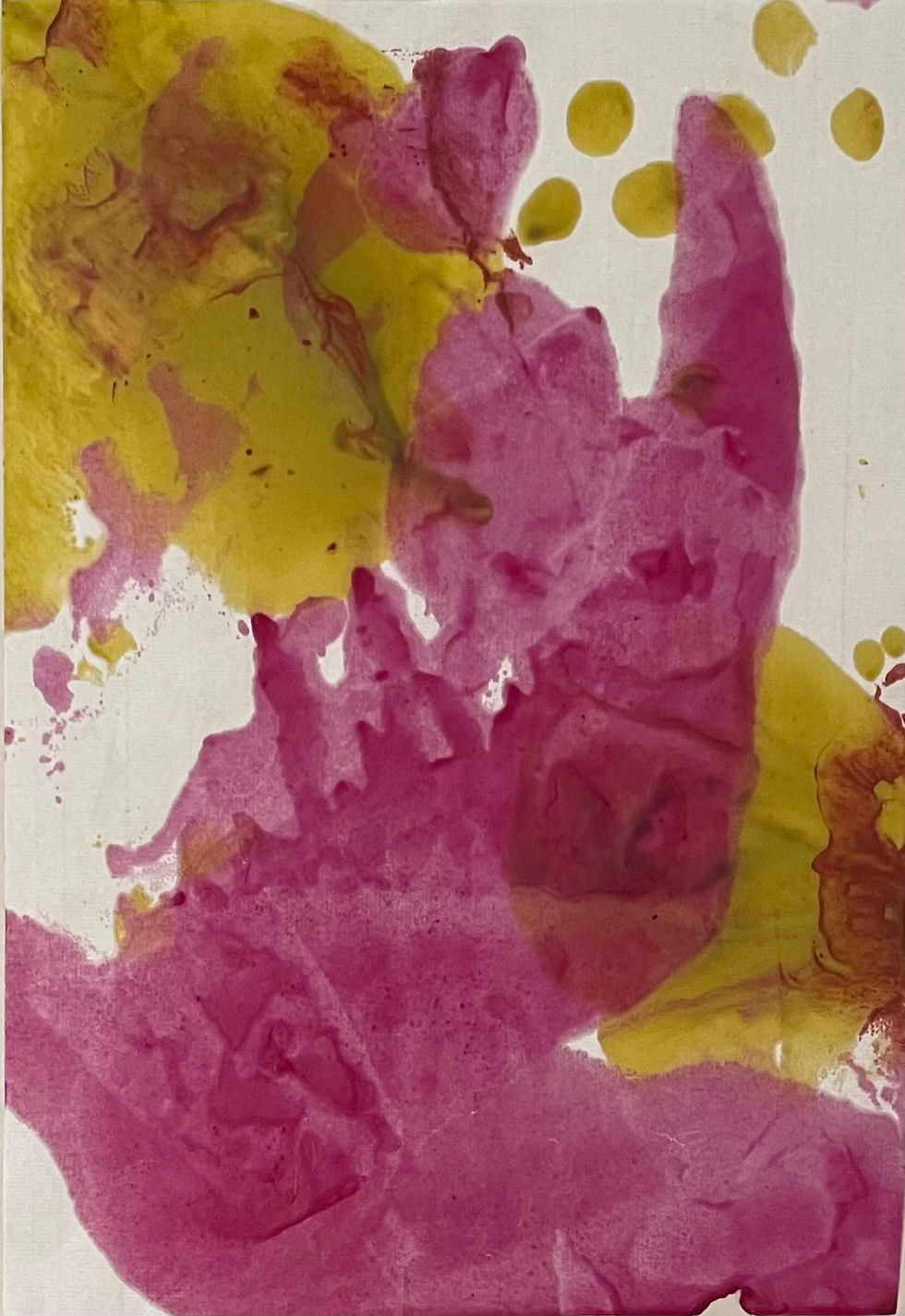 I'm taking a side path in my encaustic art journey... here's a sampling of my latest encaustic monotype experiments