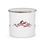 Thumbnail: Enamel Camping Mug- Buffalo Plaid Deer and Mountains Design