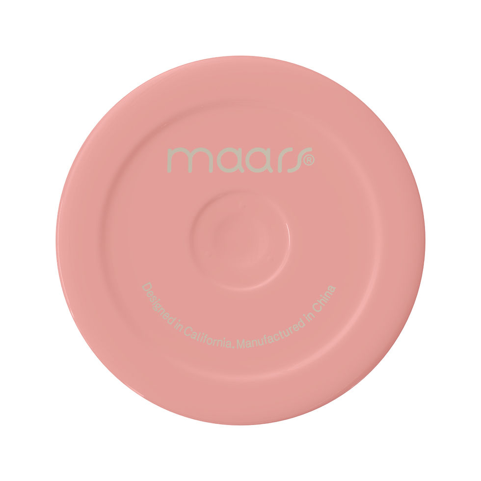 Thumbnail: Maars Skinny Tumbler Rose Colored Bottom View