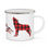 Thumbnail: Enamel Camping Mug-Buffalo Plaid Wolves, Mountains and Full Moon Design