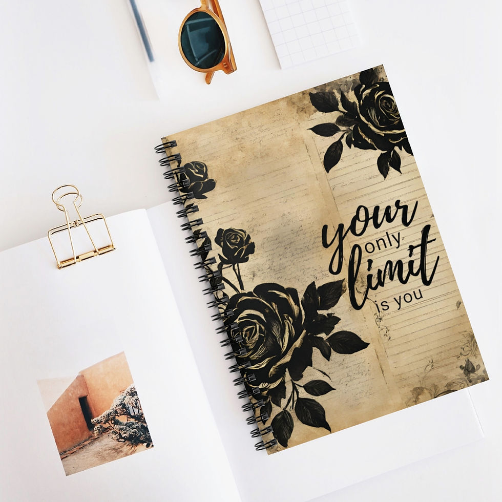 Thumbnail: Motivational Quote, Spiral Notebook - 118 pages Ruled Line, 6"x8"