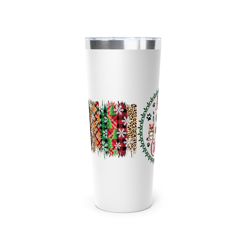Thumbnail: Christmas Copper Vacuum Insulated Tumbler, 22oz, Funny Quote