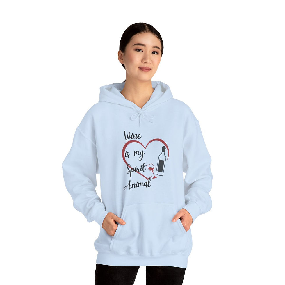 Thumbnail:  Unisex Hooded Sweatshirt Funny Adult Humor Wine Gifts 