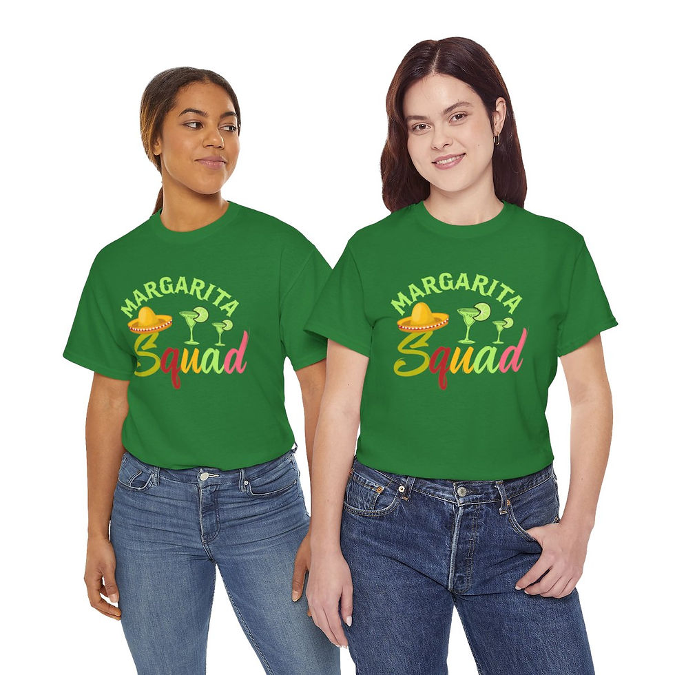 Thumbnail: Cinco de Mayo, "Margarita Squad", Unisex Cotton Crew Neck Tee