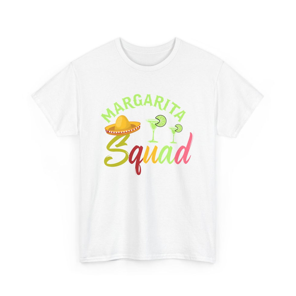Thumbnail: Cinco de Mayo, "Margarita Squad", Unisex Cotton Crew Neck Tee