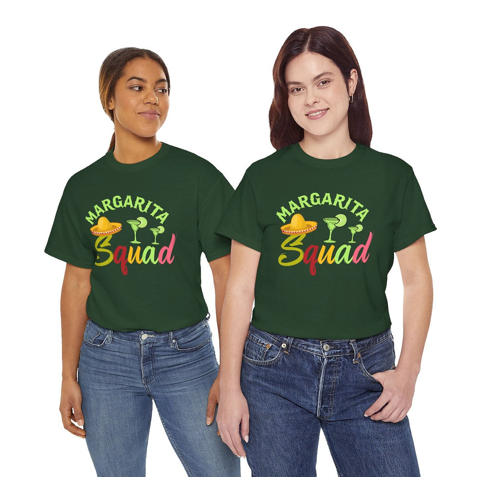 Thumbnail: Cinco de Mayo, "Margarita Squad", Unisex Cotton Crew Neck Tee
