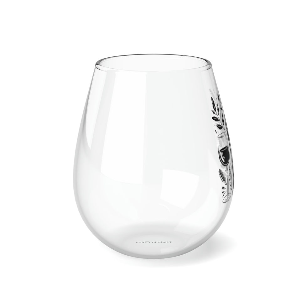Thumbnail: Stemless Wine Glass Tumbler Funny Sayings 11.75oz. You Look Like I Need Wine