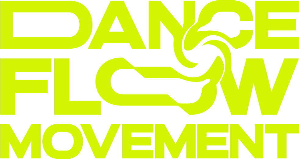 Logo officiel Danceflow Movement fluorescent