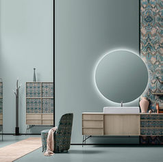 meuble salle de bains italien, meuble vasque, mobilier salle de bains design, rangement salle de bains