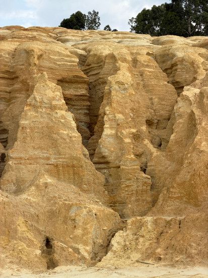 The Rock formation on top of the mine