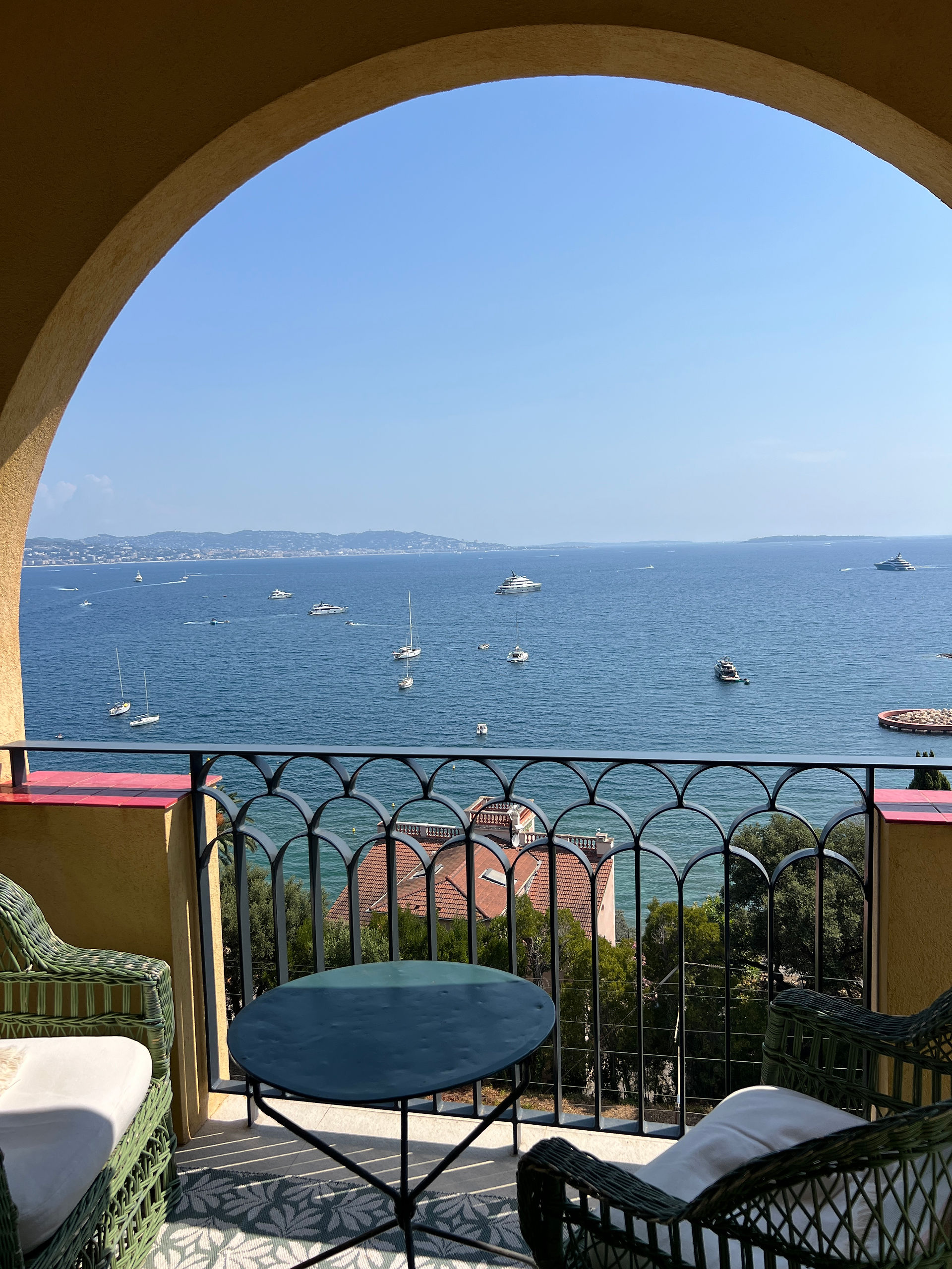 view over bay of Cannes 