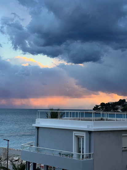 stormy weather in Roquebrune-Cap-Martin