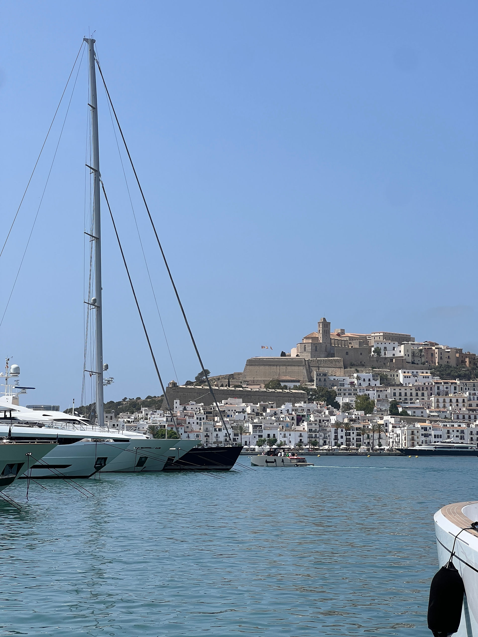 Harbour view over Ibiza