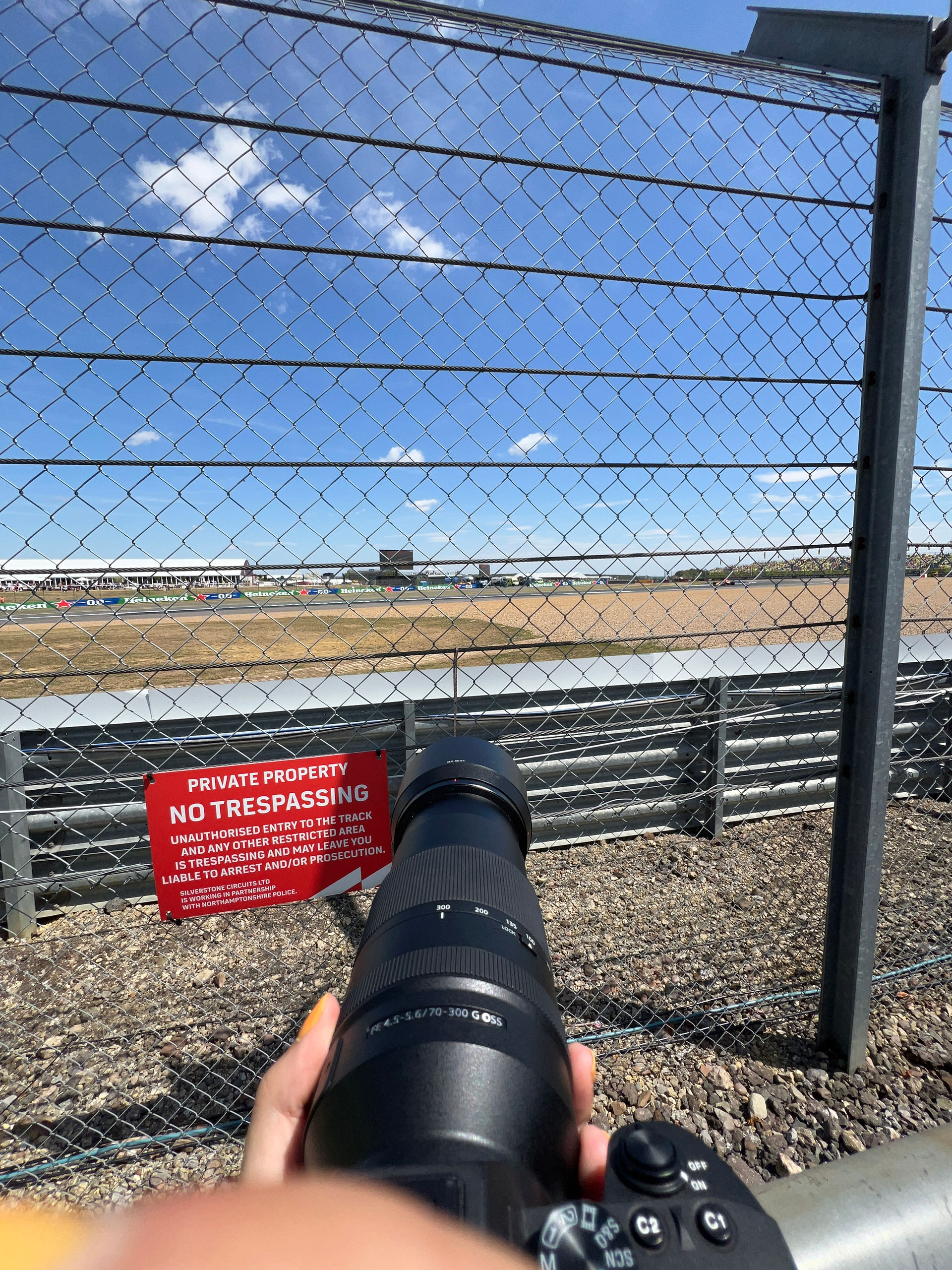 Camera view at Silverstone Grand Prix 2025