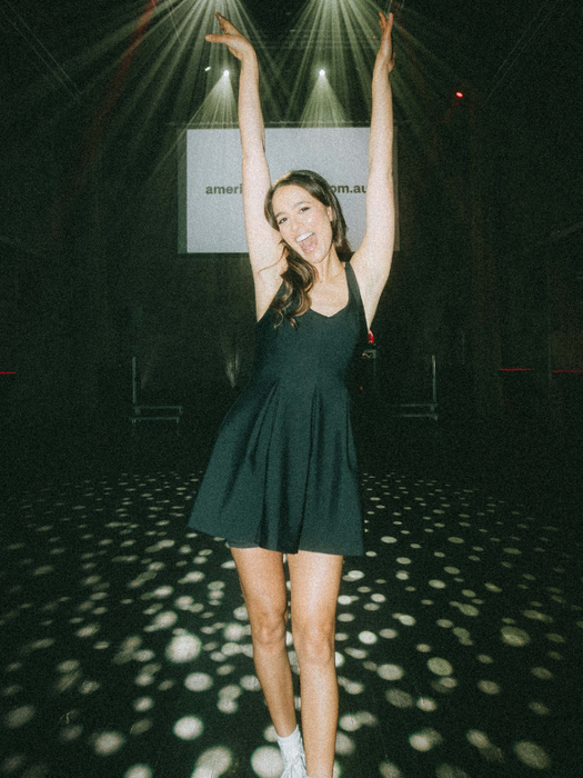 amberley lobo special events mc hosting the american apparel vip part