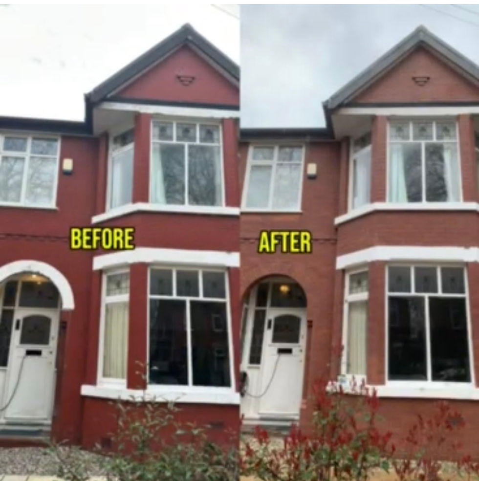 Brick Paint Removal - Victorian House in Manchester