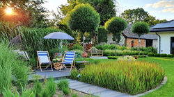 Sonenuntergang im Traumgarten