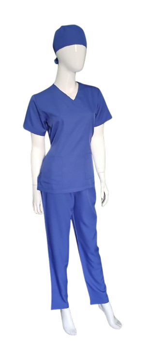 Miniatura: KIT CIRÚRGICO GABARDINE M/C AZUL ROYAL