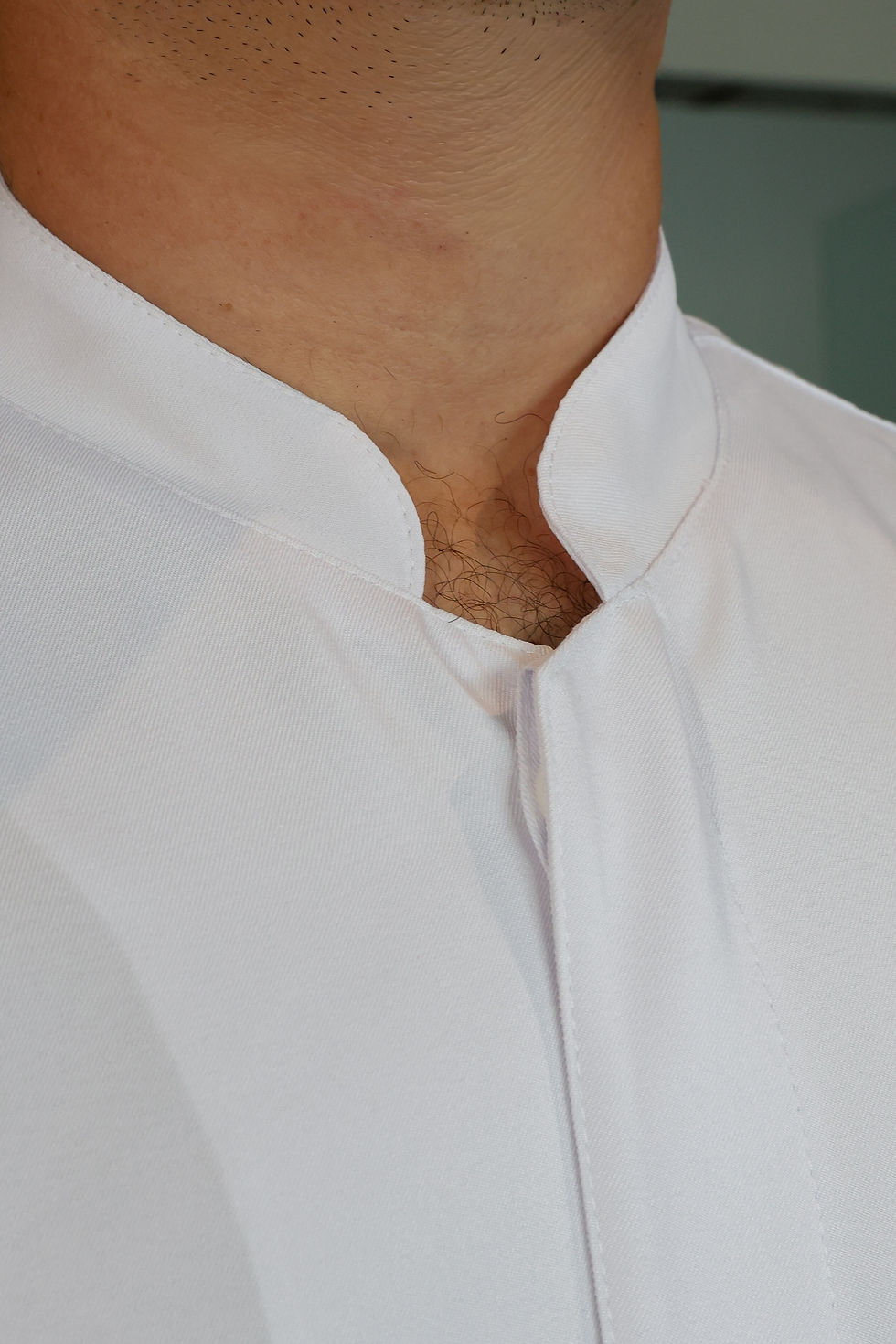 Miniatura: JALECO SOCIAL GOLA PADRE (COM BOTÕES)