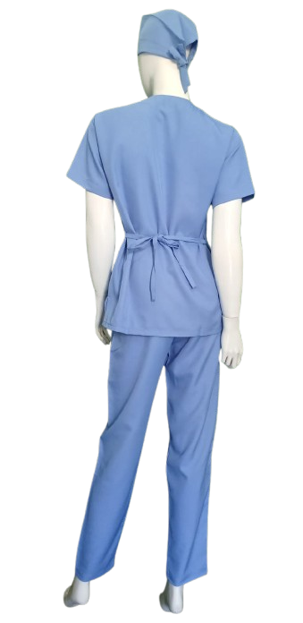 Miniatura: KIT CIRÚRGICO GABARDINE M/C AZUL CÉU