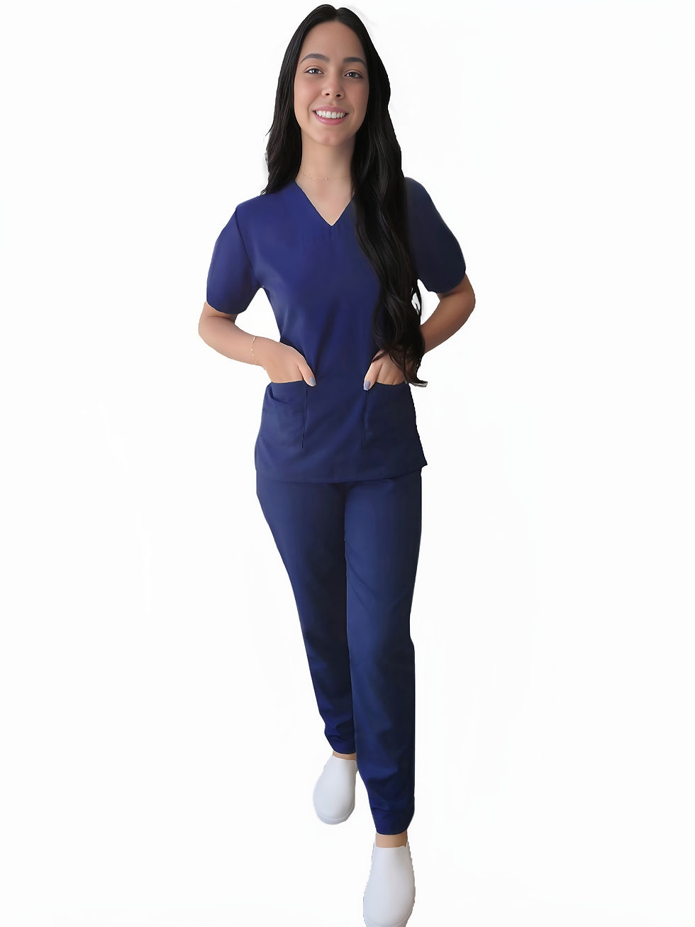 Miniatura: KIT CIRÚRGICO GABARDINE M/C AZUL MARINHO