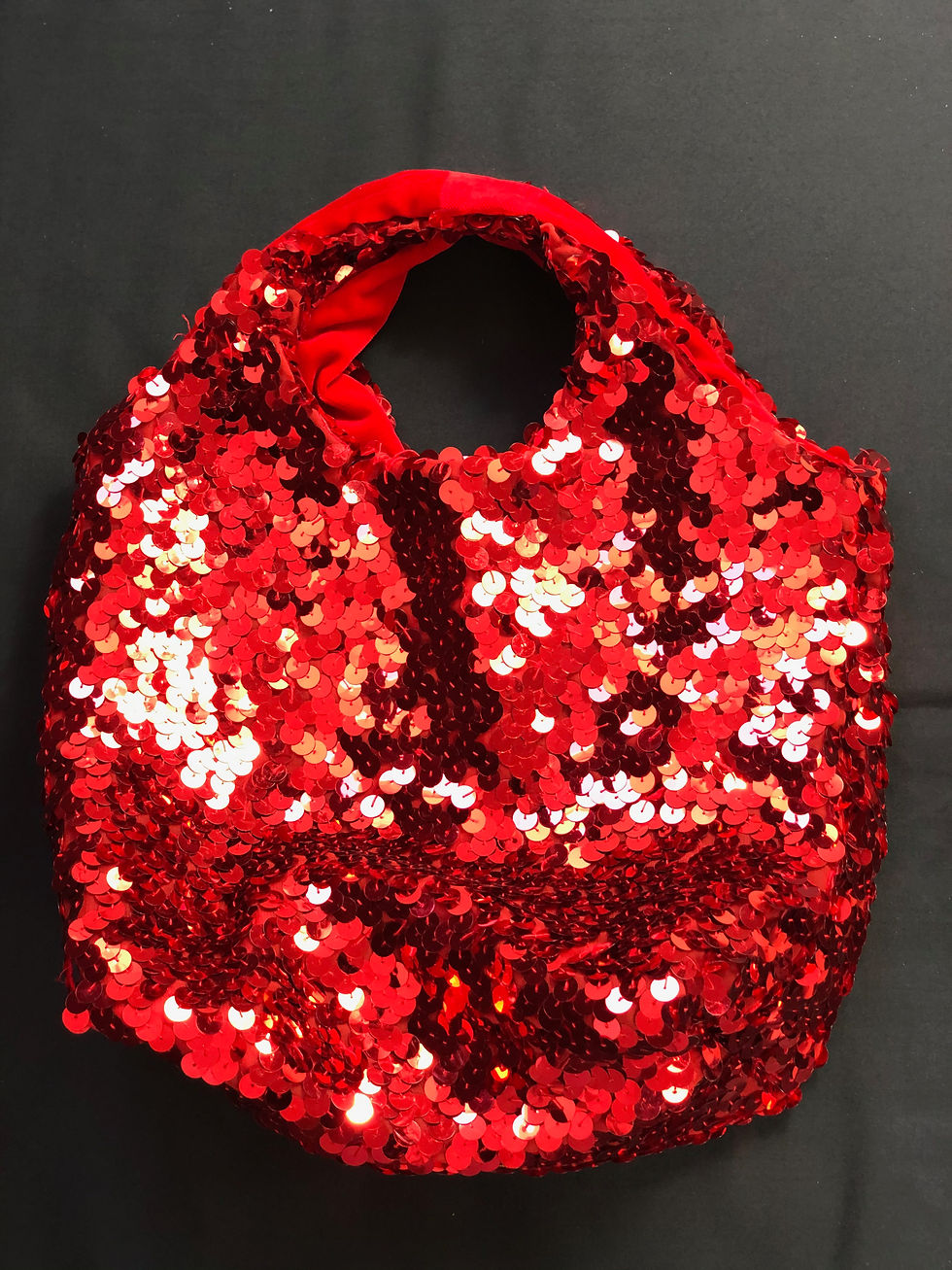 Miniaturbild: Abendtasche Paillette rot