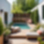Charming small backyard with cute pool and not too manicured.jpg