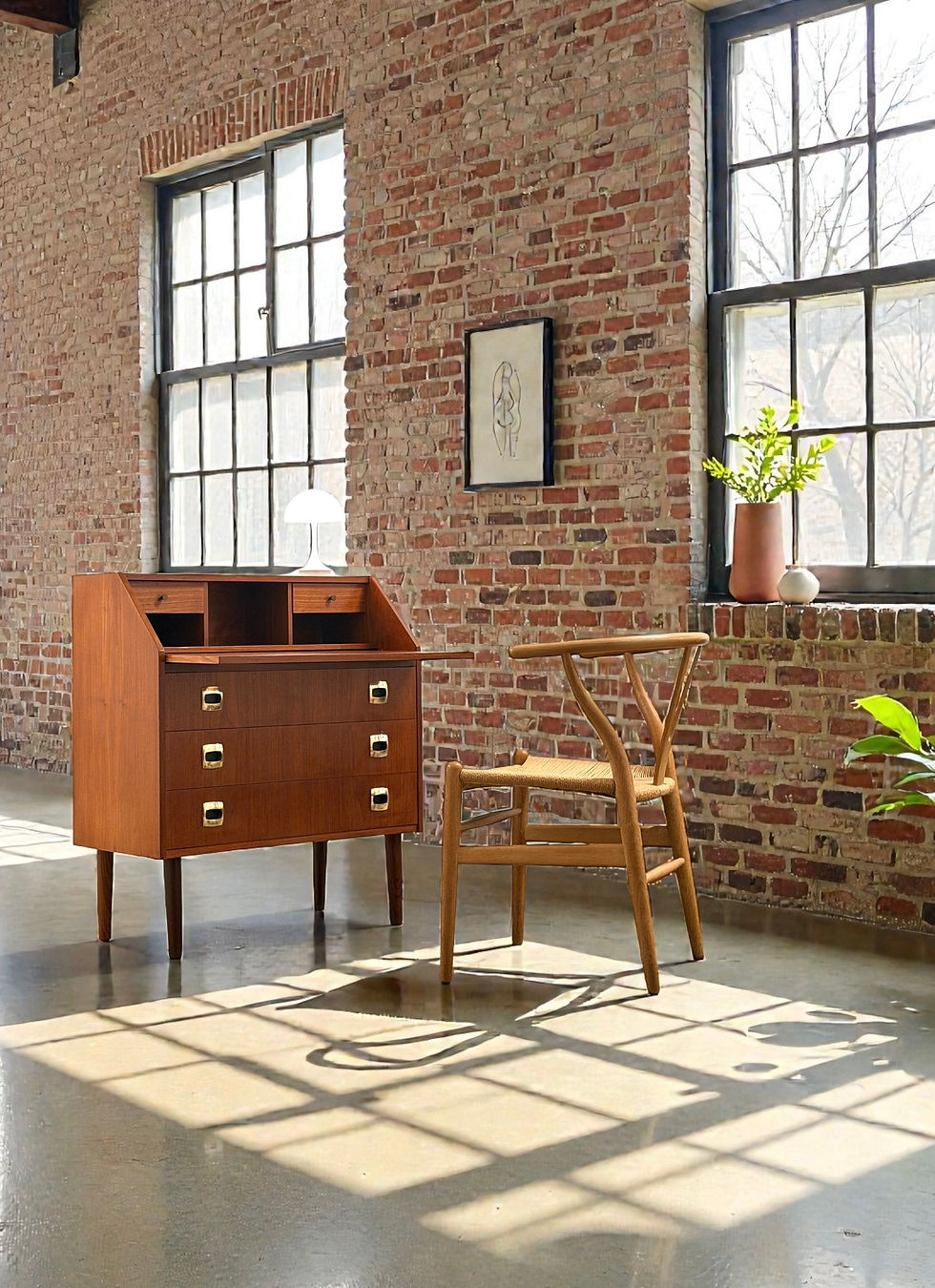 Thumbnail: Teak Bureau Desk – Denmark, 1960s