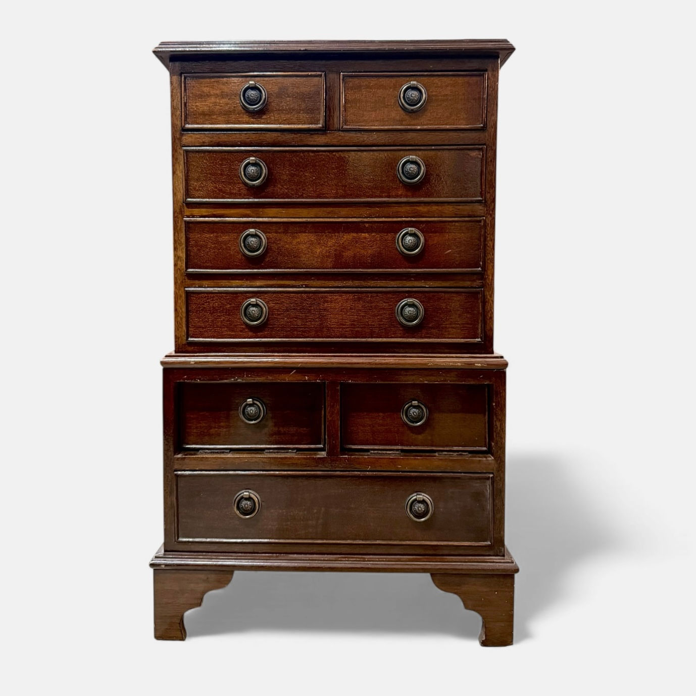 PETITE MAHOGNI KOMMODE | ENGELSK STIL