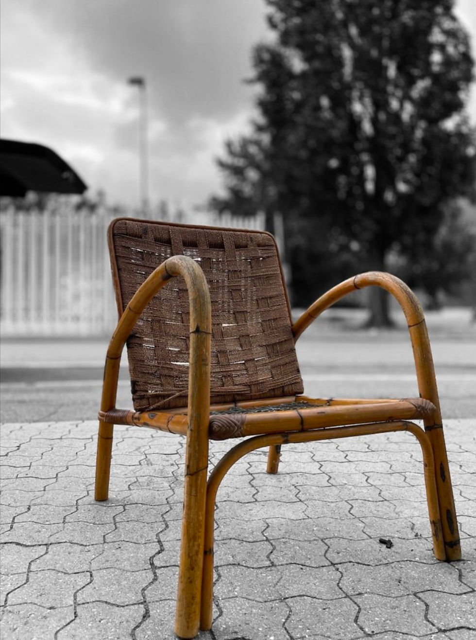 Thumbnail: Adrien Audoux & Frida Minet attributed lounge chair