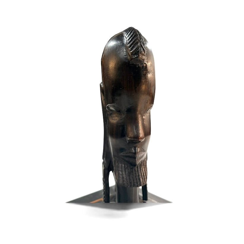 Thumbnail: African carved wooden head