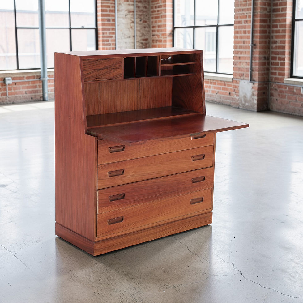 Thumbnail: Arne Wahl Iversen — secretary desk model 81 — Vinde Møbelfabrik