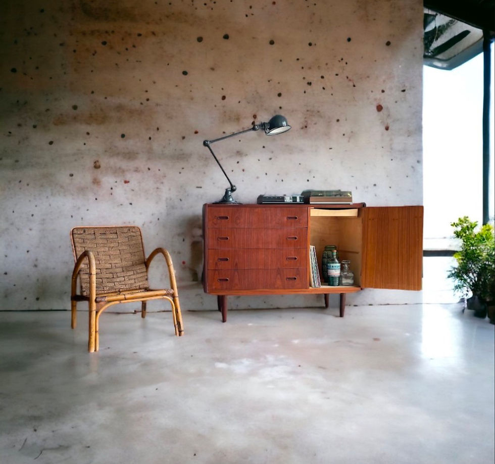 Thumbnail: Adrien Audoux & Frida Minet attributed lounge chair