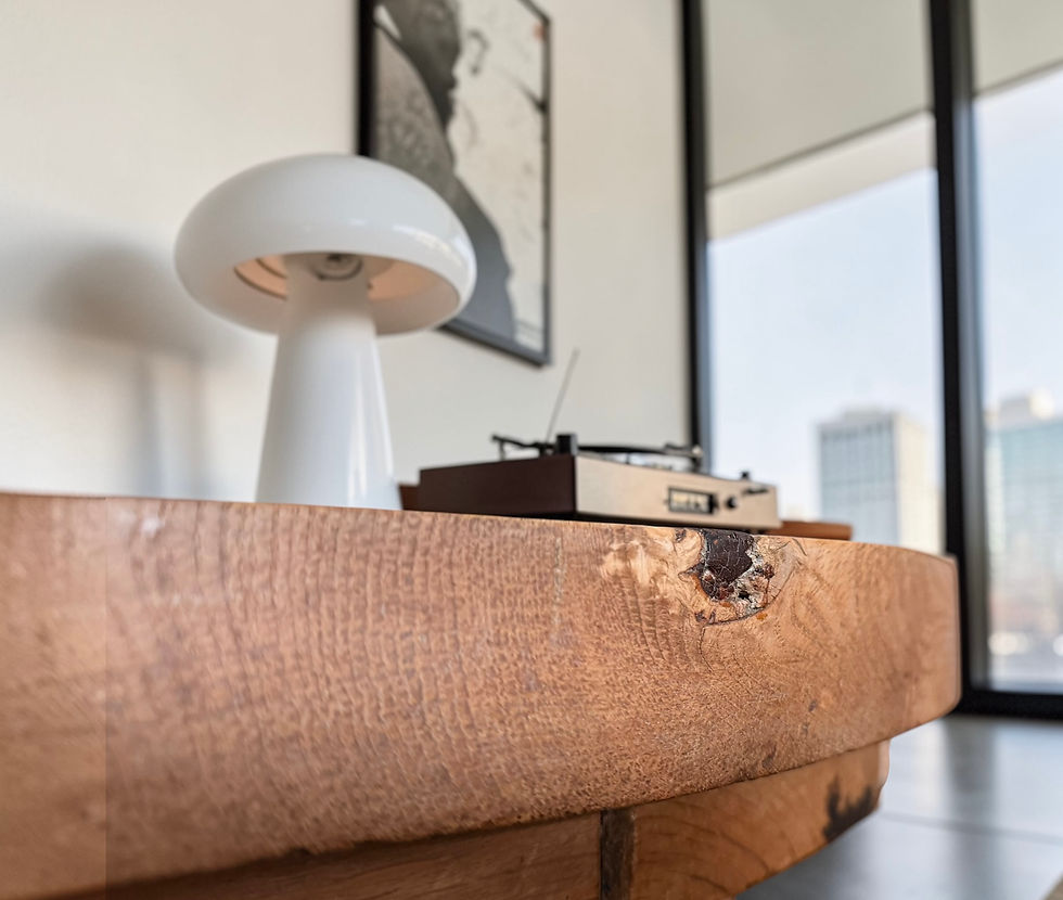 Thumbnail: Oak coffee table – brutalist style