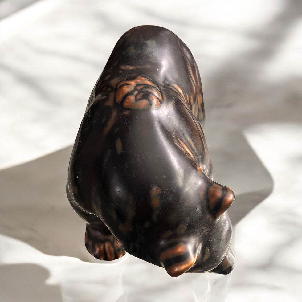 Thumbnail: Knud Kyhn stoneware bear | Royal Copenhagen | model 21519