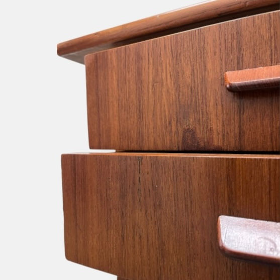 Miniaturebillede: Danish Petite Teak Writing Desk, Denmark, c. 1960s