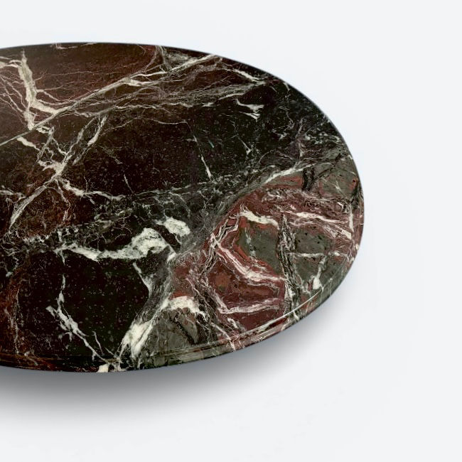 Thumbnail: Louis XVI Bouillotte Table — Marble Top