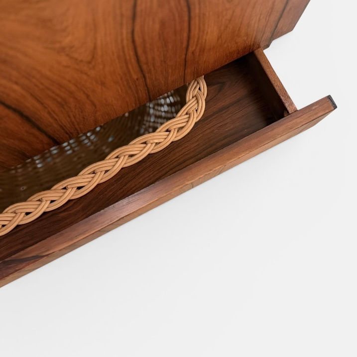 Thumbnail: Pair of sewing boxes in rosewood  