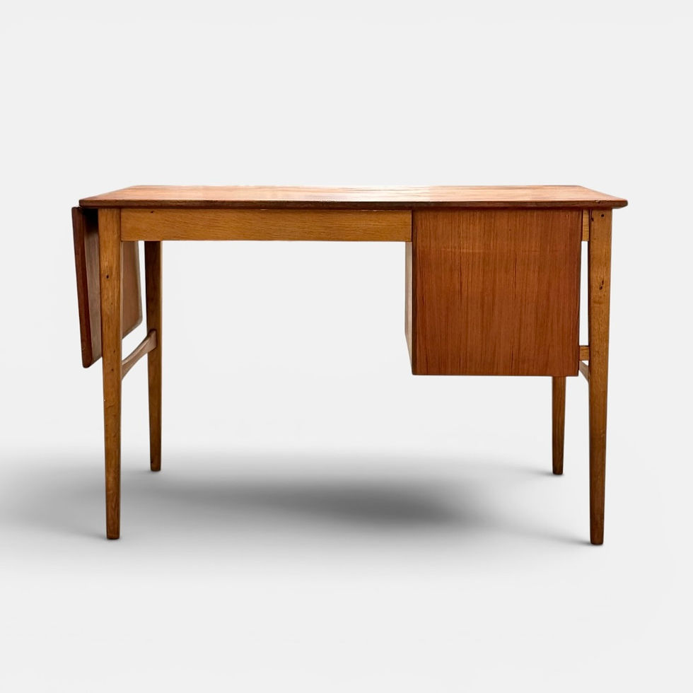 Thumbnail: Danish Cabinet Maker | 1950s Extendable Desk Teak & Oak