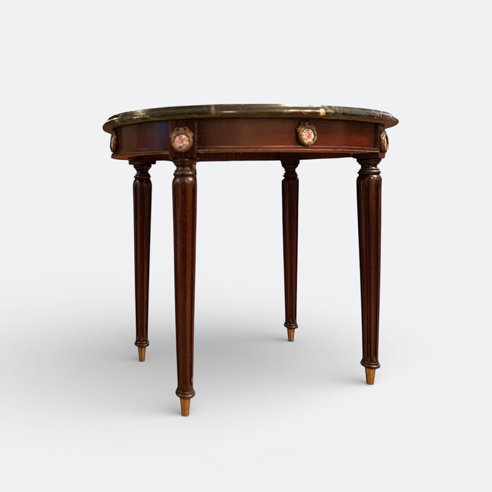 Thumbnail: Louis XVI Bouillotte Table — Marble Top