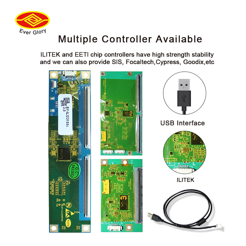 Thumbnail: 13.3 inch air bonding eeti controller capacitive touch display lcd module