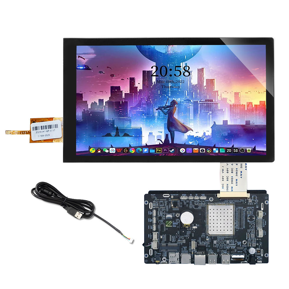 Thumbnail: high resolution 10 touch points capacitive touch lcd display