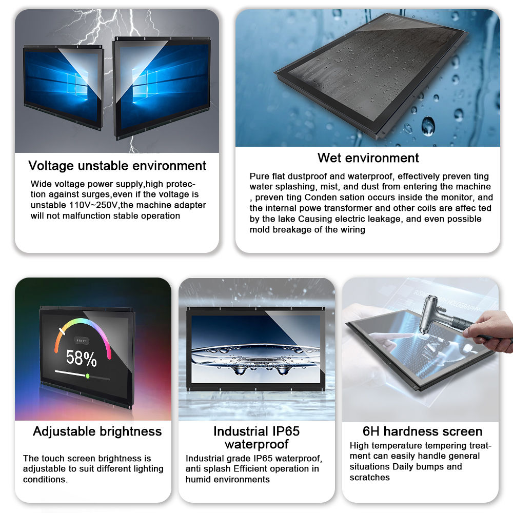 industrial open frame touch monitor