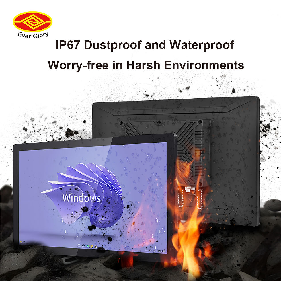 Thumbnail: high resolution front ip65 waterproof capacitive touch screen monitor