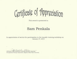 Transfer Training Workshop