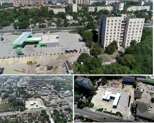 У Вінниці заправку UPG збудували впритул до житлової багатоповерхівки