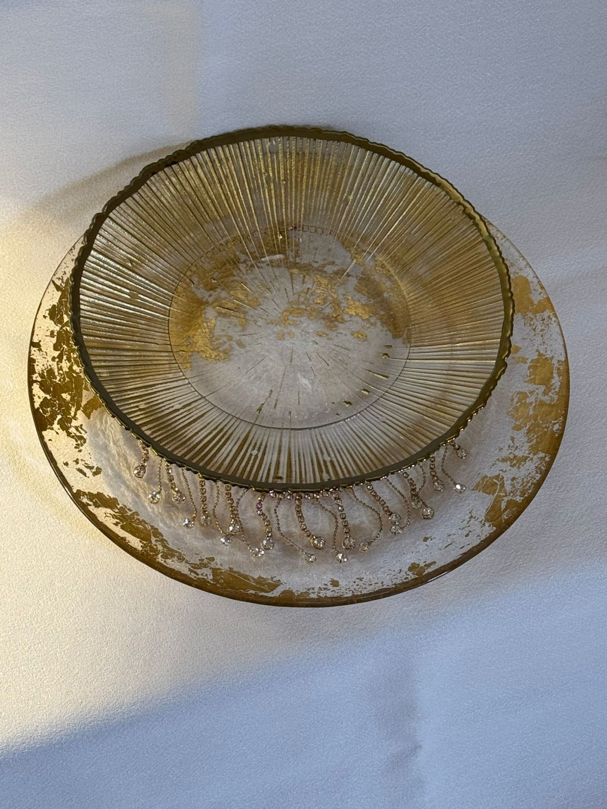 Golden celebration bowl