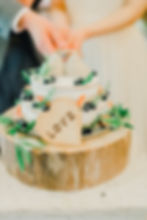 restaurant特製のウェディングケーキ