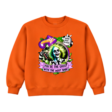 Thumbnail: 18000 Gildan Crewneck Sweatshirt Halloween 047 Showtime Ghost with the Most
