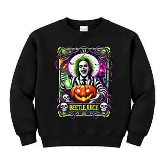 18000 Gildan Crewneck Sweatshirt Halloween 056 Beetlejuice Pumpkin Potion